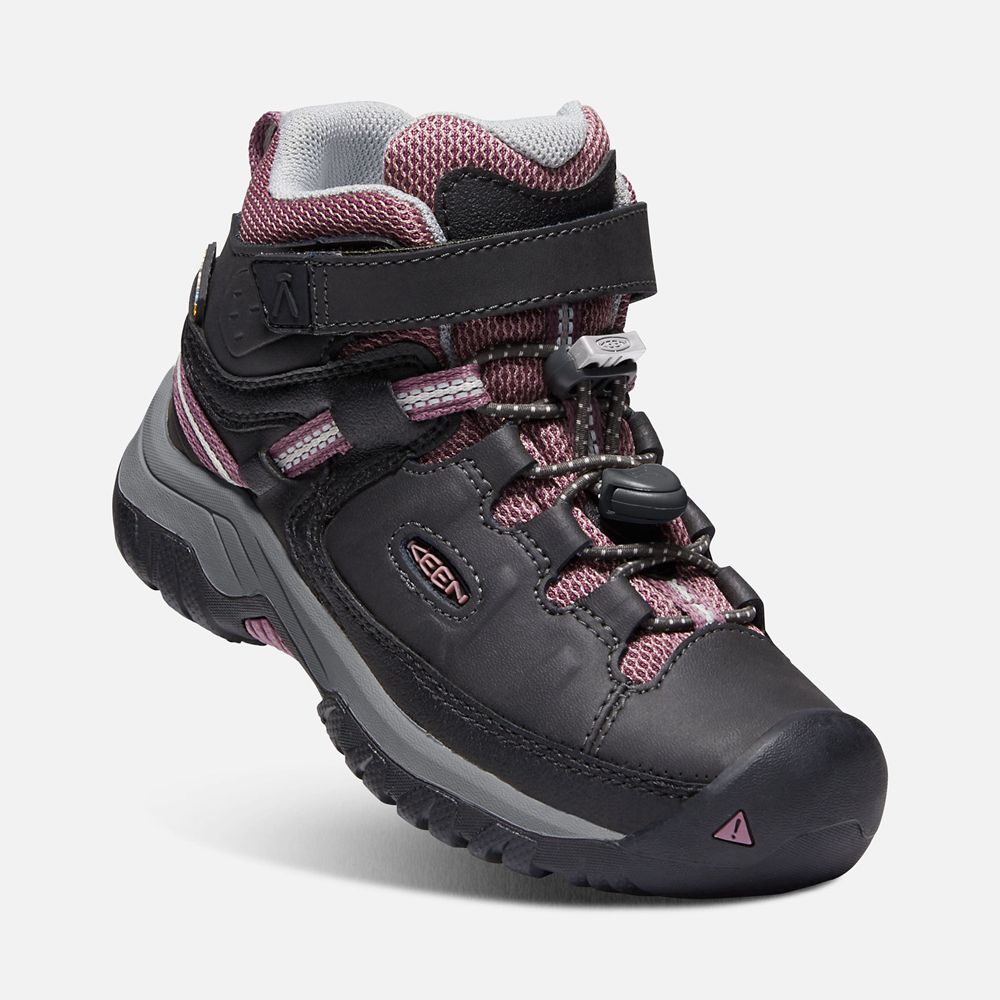 Keen Laarzen Kinderen Zwart/Roze - Targhee Waterproof - 45862-RMNA